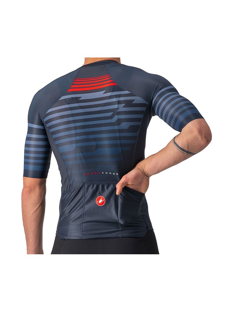Castelli Climber's 3.0 SL Jersey, savile blue/red - Bild 7