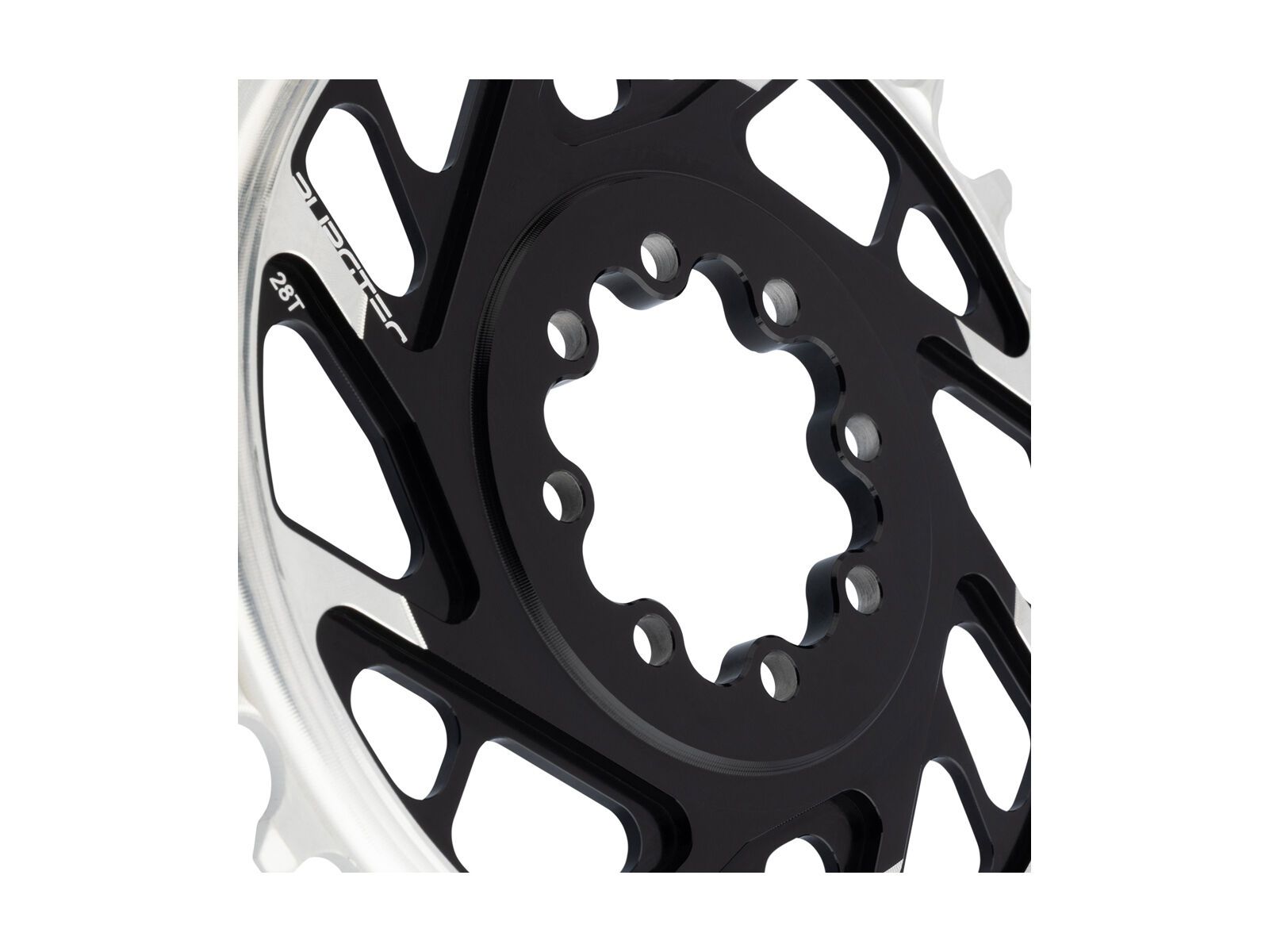 Burgtec 3 mm Offset Thick Thin Chainring SRAM 8-Bolt, black - Bild 2