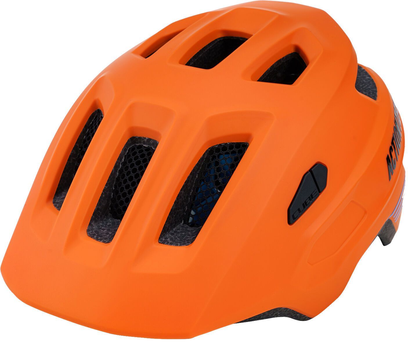 Cube Helm Linok X Actionteam, matt orange´n´blue - Bild 1