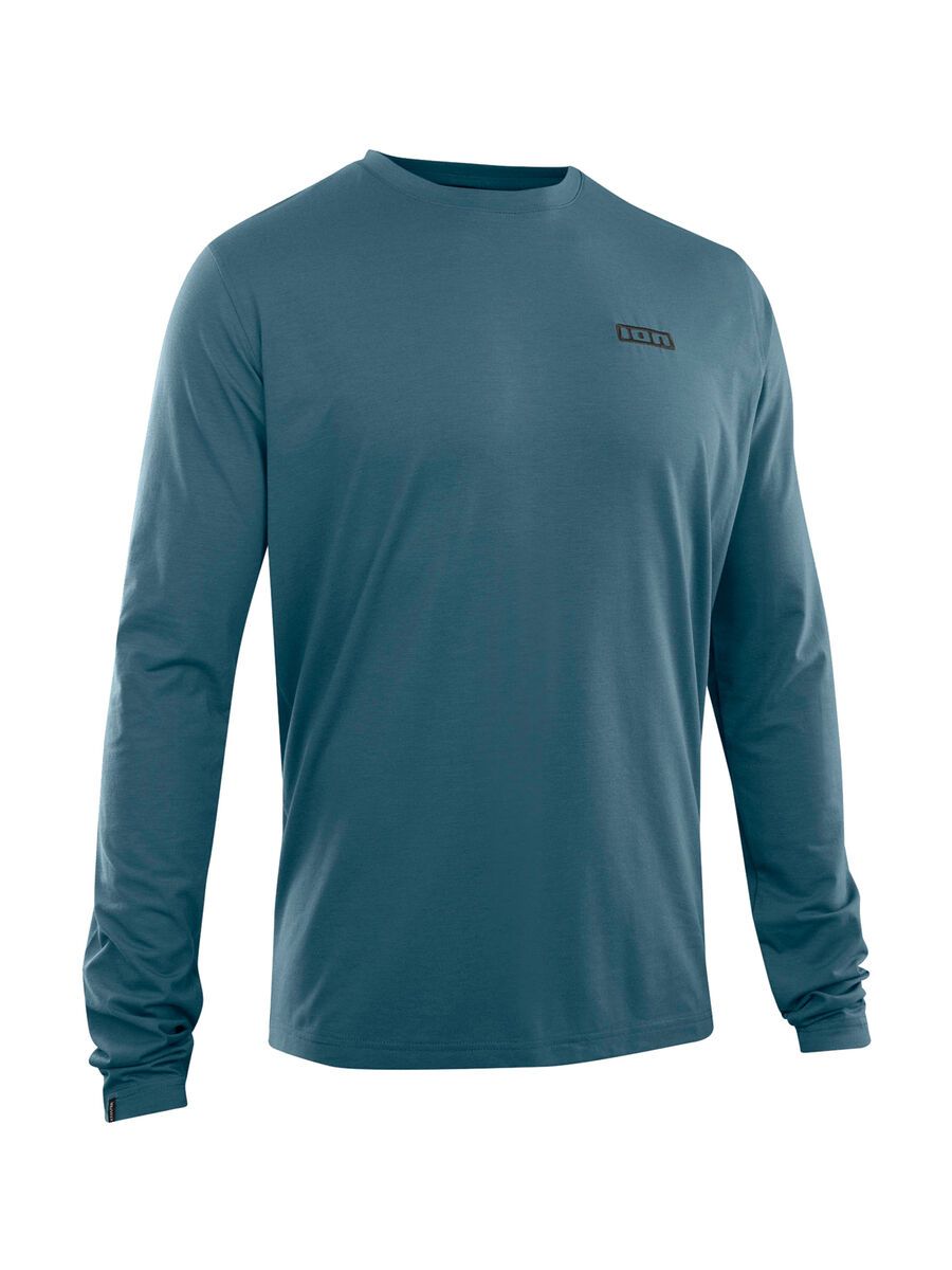 ION Jersey S_Logo DR Longsleeve Men, cosmic-blue - Bild 1