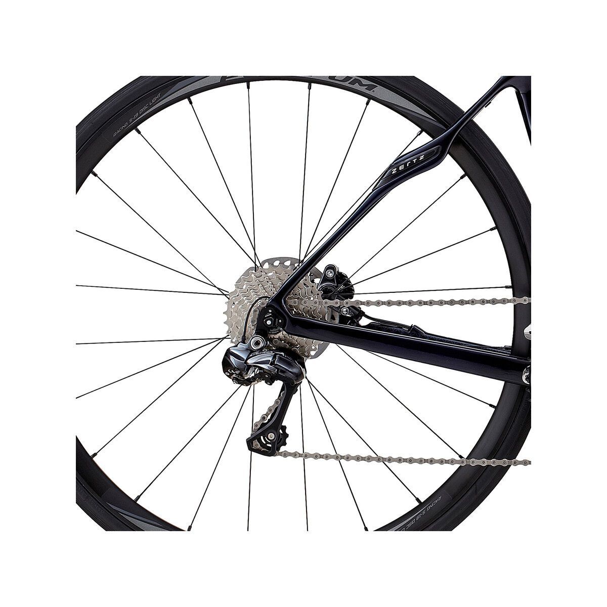 Specialized Ruby Expert Disc Ultegra Di2, gloss blue tinted carbon/silver dust/white - Bild 4