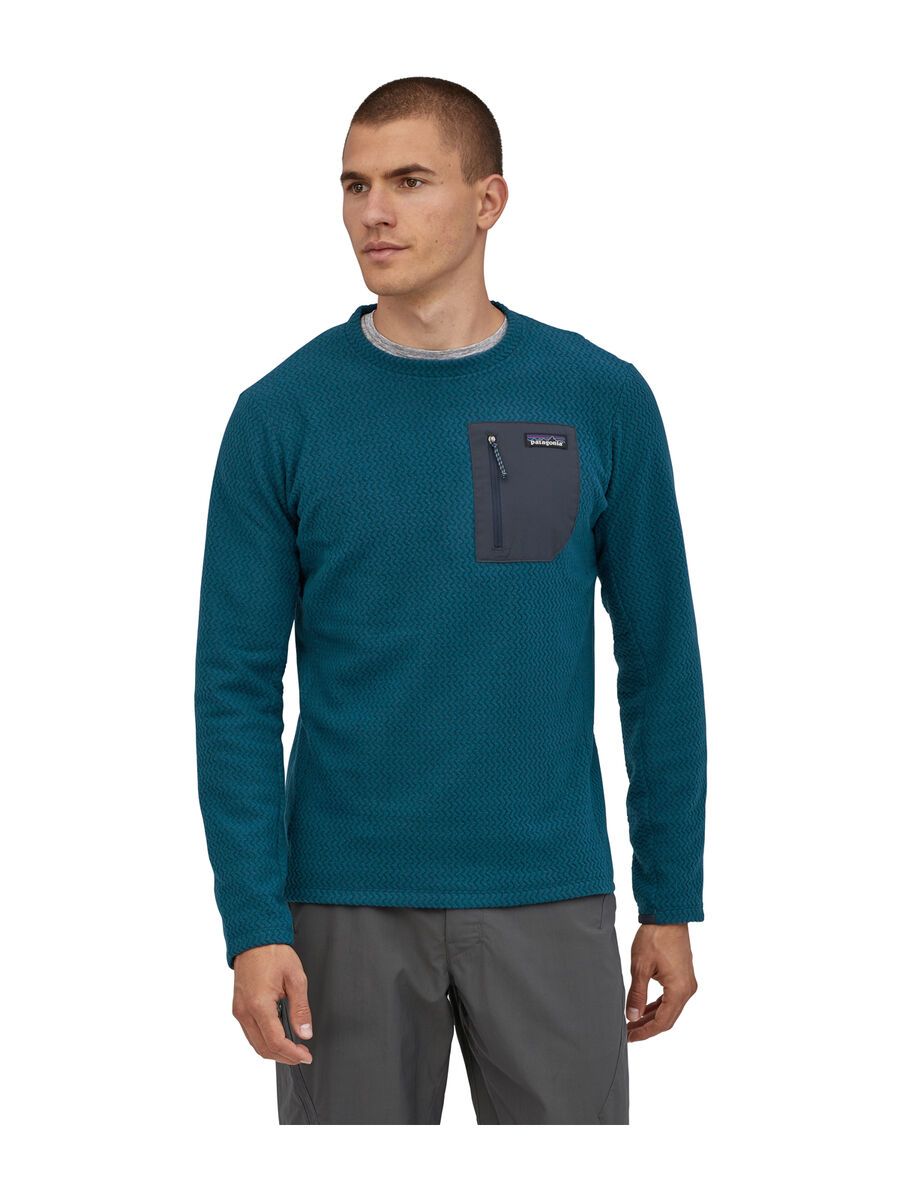 Patagonia Men's R1 Air Crew, crater blue - Bild 2