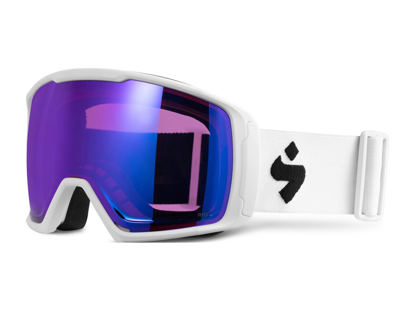 Sweet Protection Clockwork RIG, satin white/Lens: rig sapphire - Bild 1