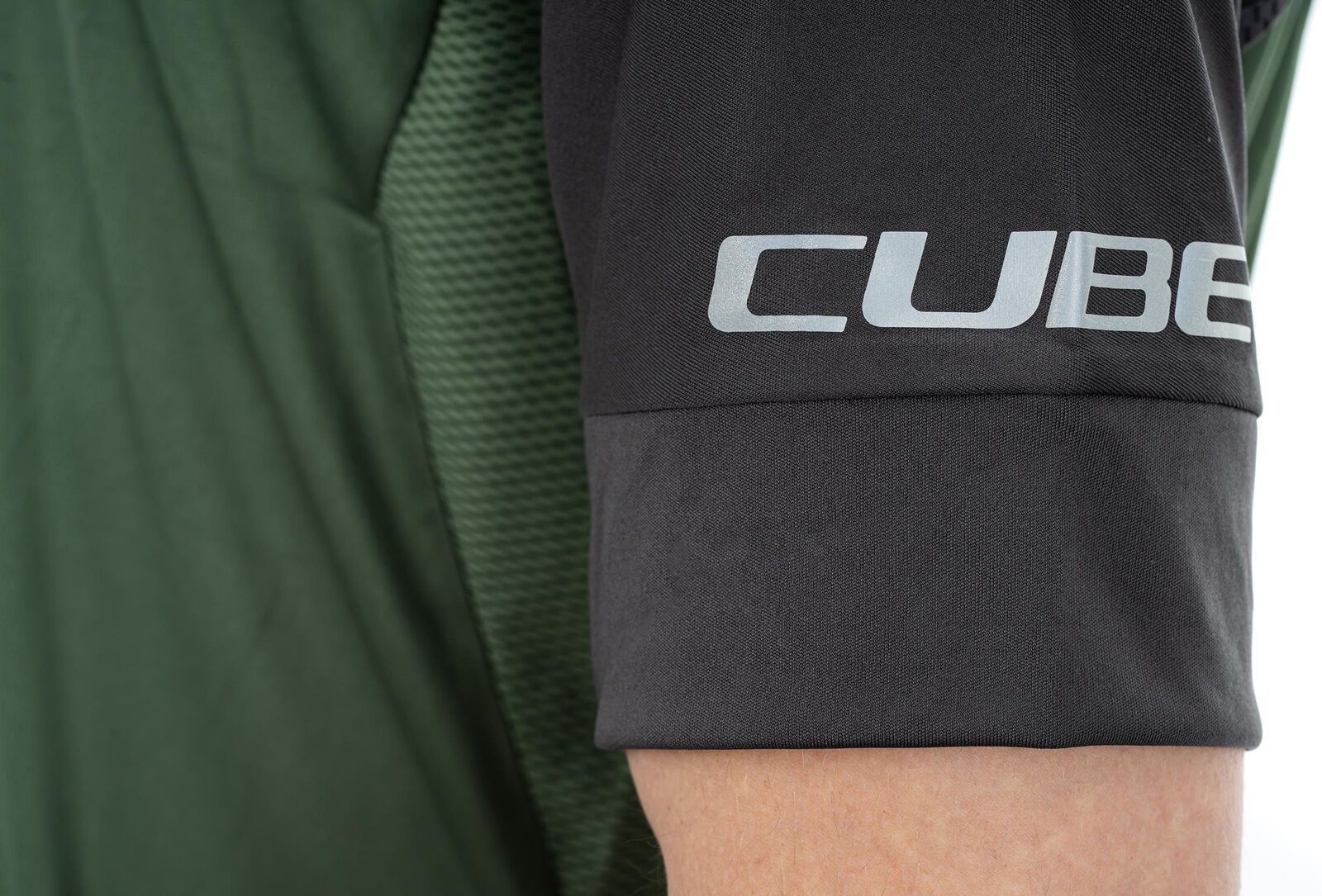 Cube ATX Rundhalstrikot kurzarm, olive´n´grey - Bild 5