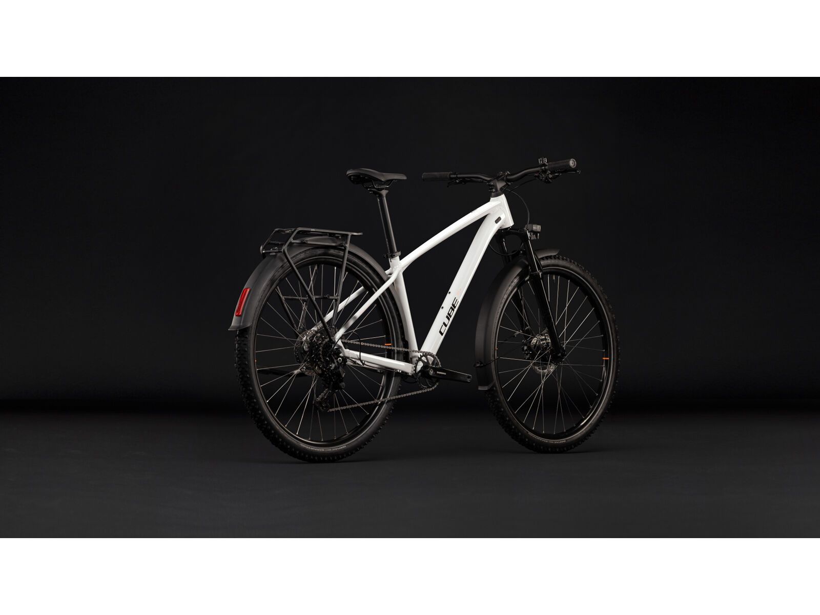 Cube Aim One FE 27.5, metallicwhite´n´black - Bild 7