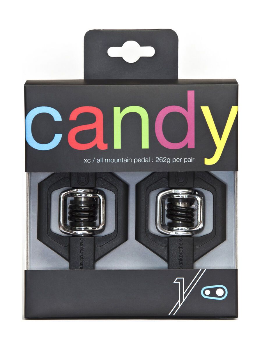 Crankbrothers Candy 1 Hangtag Version, schwarz - Bild 1