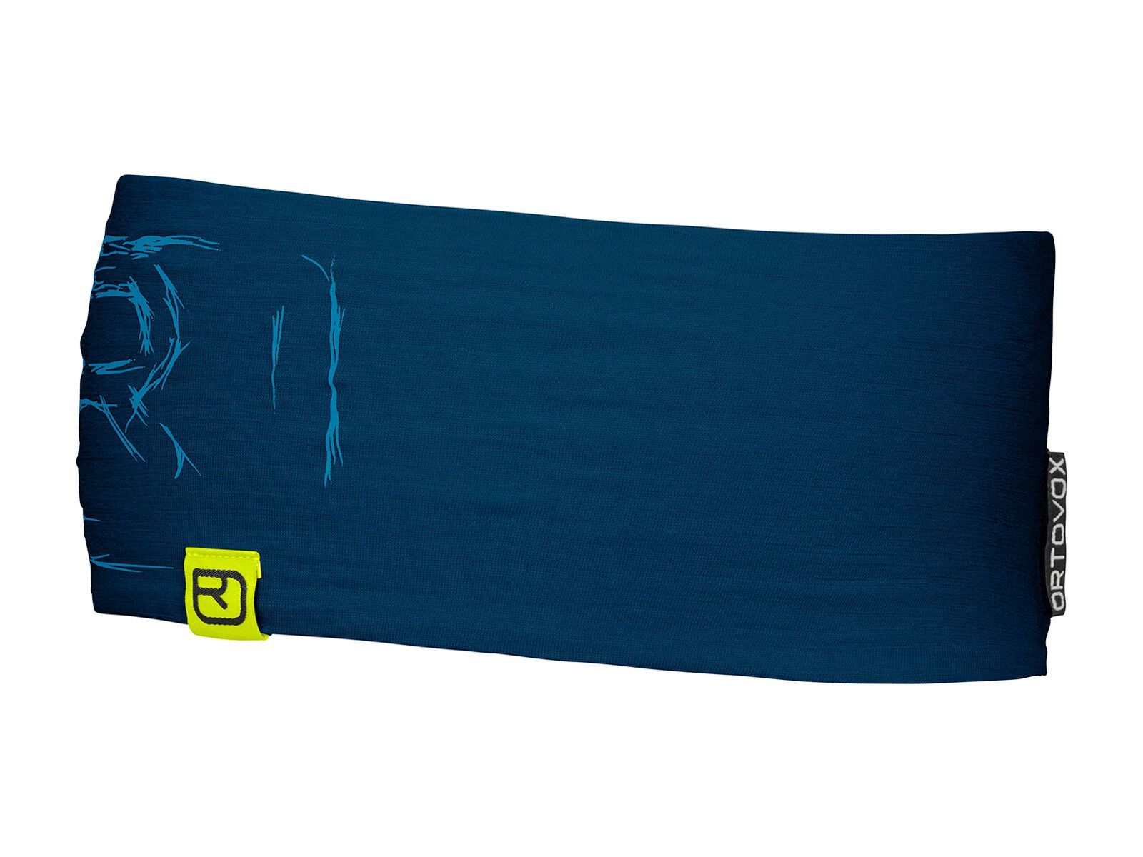 Ortovox 120 Merino Tec Logo Headband, petrol blue - Bild 1