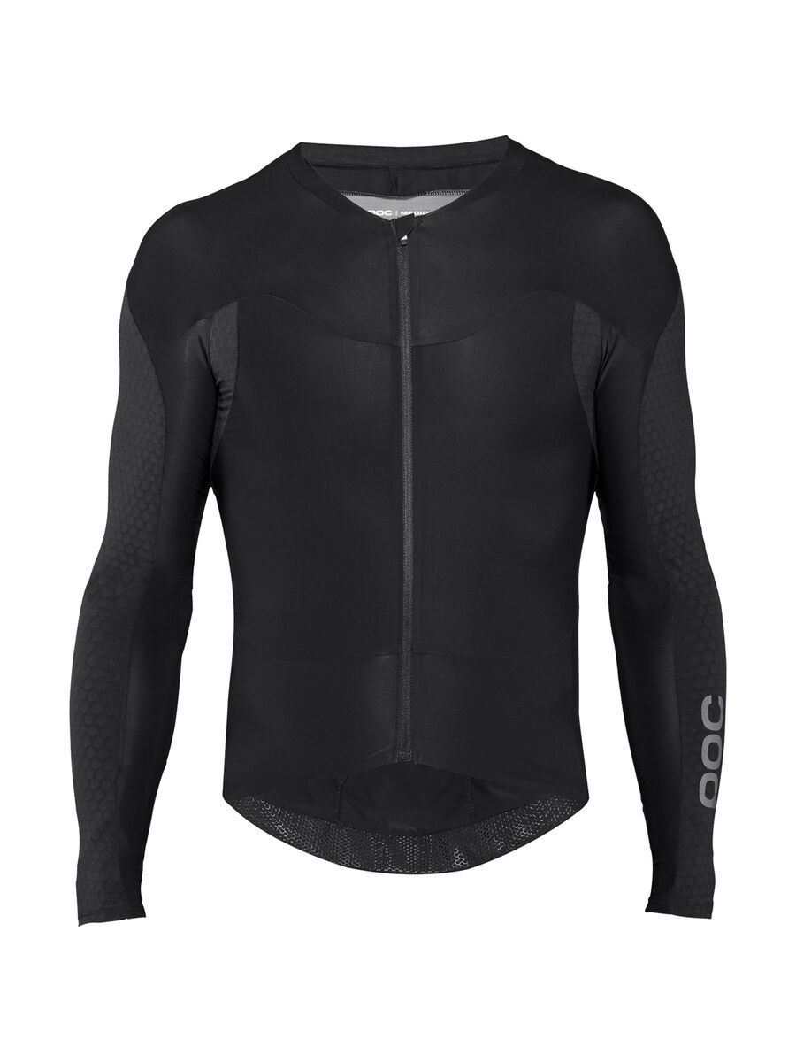 POC Raceday Aero LS Jersey, uranium black/hydrogen white - Bild 1