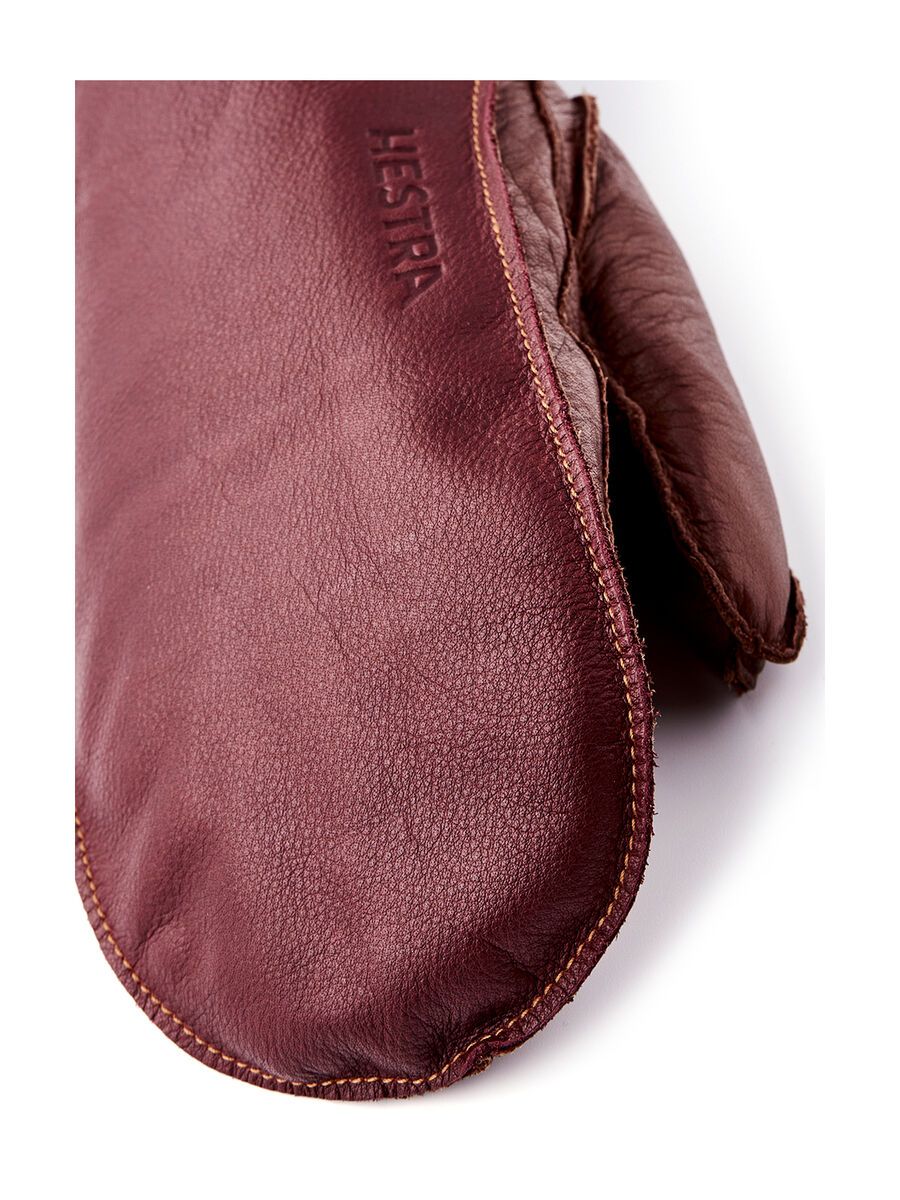 Hestra Wakayama Mitt, bordeaux/brown - Bild 3