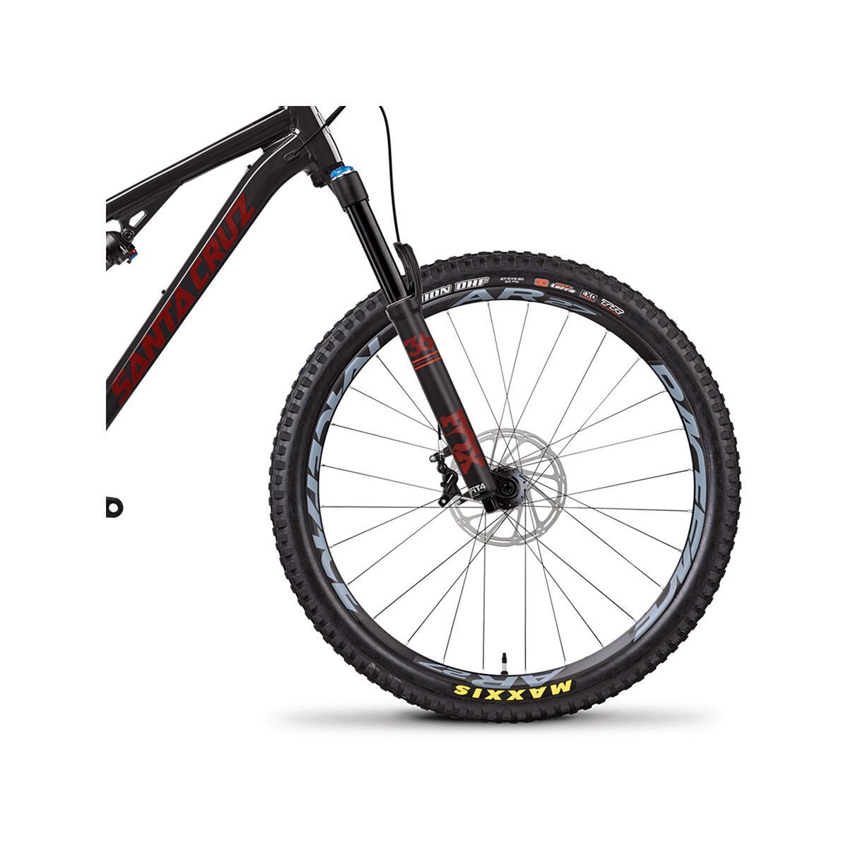 Santa Cruz Bronson AL S, gloss carbon and sriracha - Bild 3