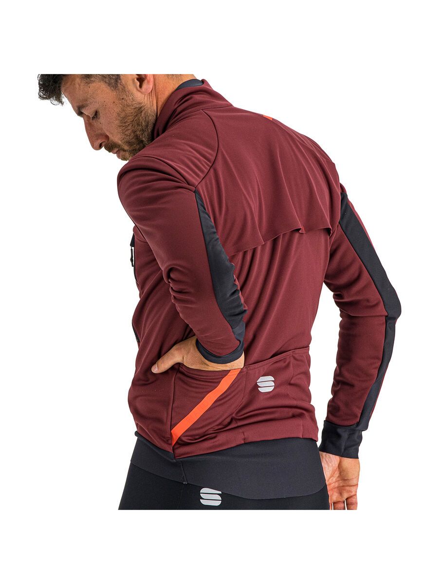 Sportful Fiandre Warm Jacket, red wine - Bild 6
