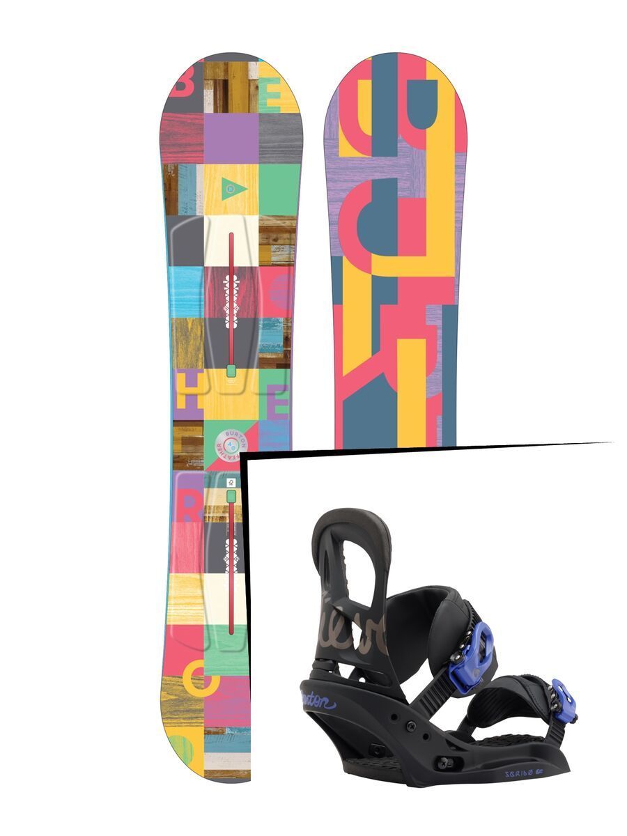 Set: Burton Feather 2017 +  Scribe EST (1712920S) - Bild 1