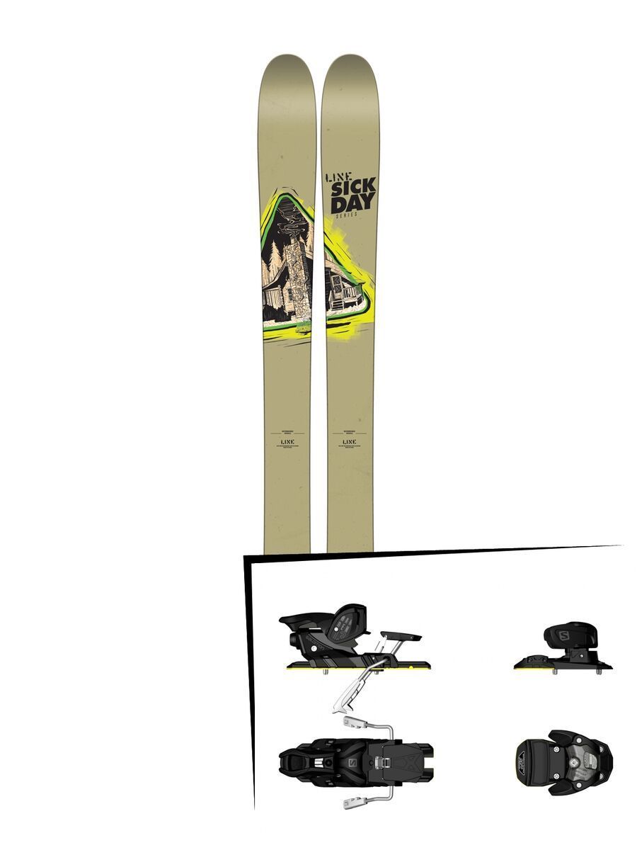 Line Set: Sick Day 110 2016 + Salomon Warden MNC 13 - Bild 1