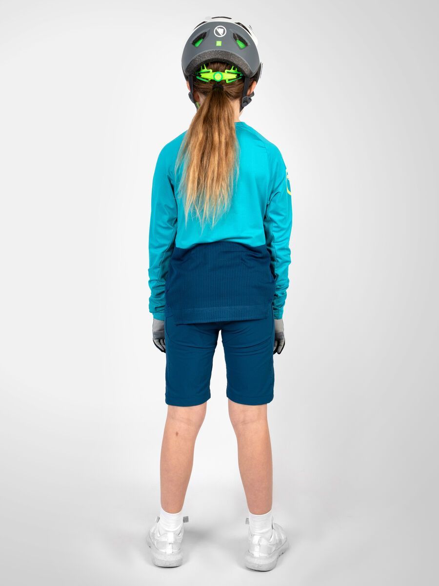 Endura Kinder MT500 Burner Trikot (langarm), blaubeere - Bild 7