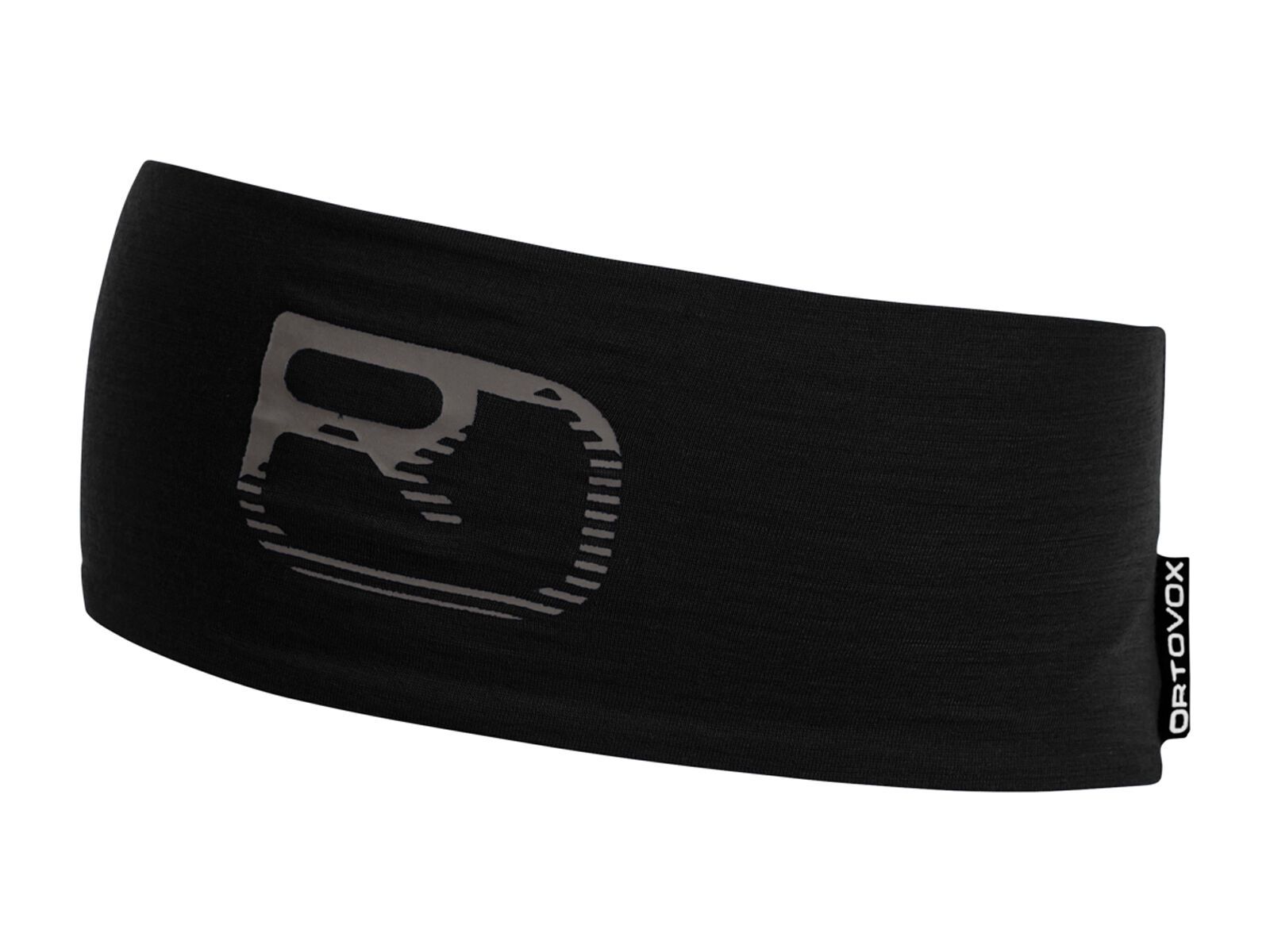 Ortovox 120 Merino Cool Tec Logo Headband, black raven - Bild 1
