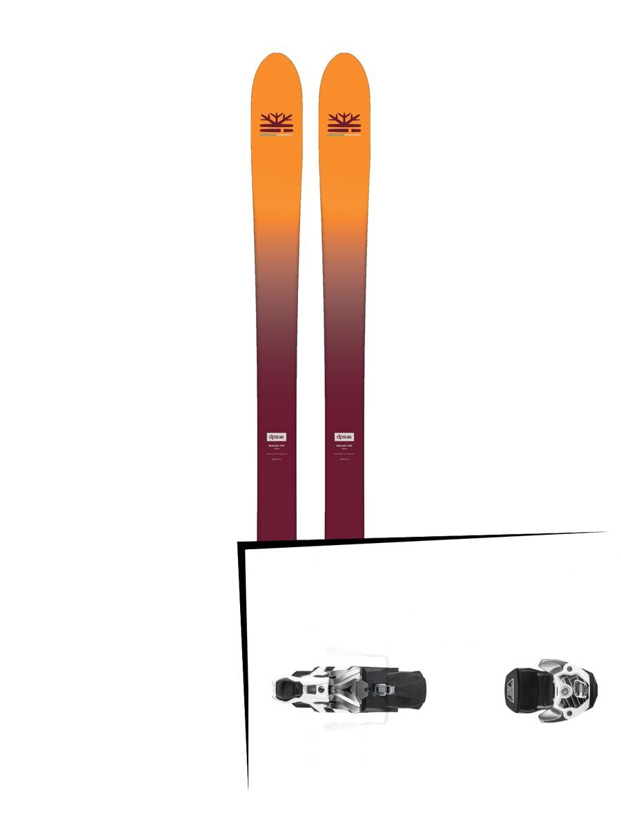 Set: DPS Skis Wailer F99 Foundation 2018 + Atomic Warden MNC 13 gun metal/white - Bild 1