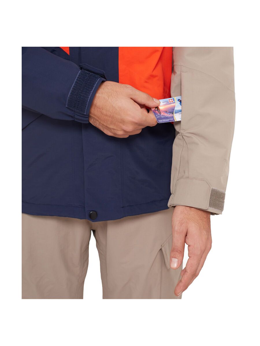 The North Face Mens Dubs Insulated Jacket, cosmic blue/brindle brown/acrylic orange - Bild 5