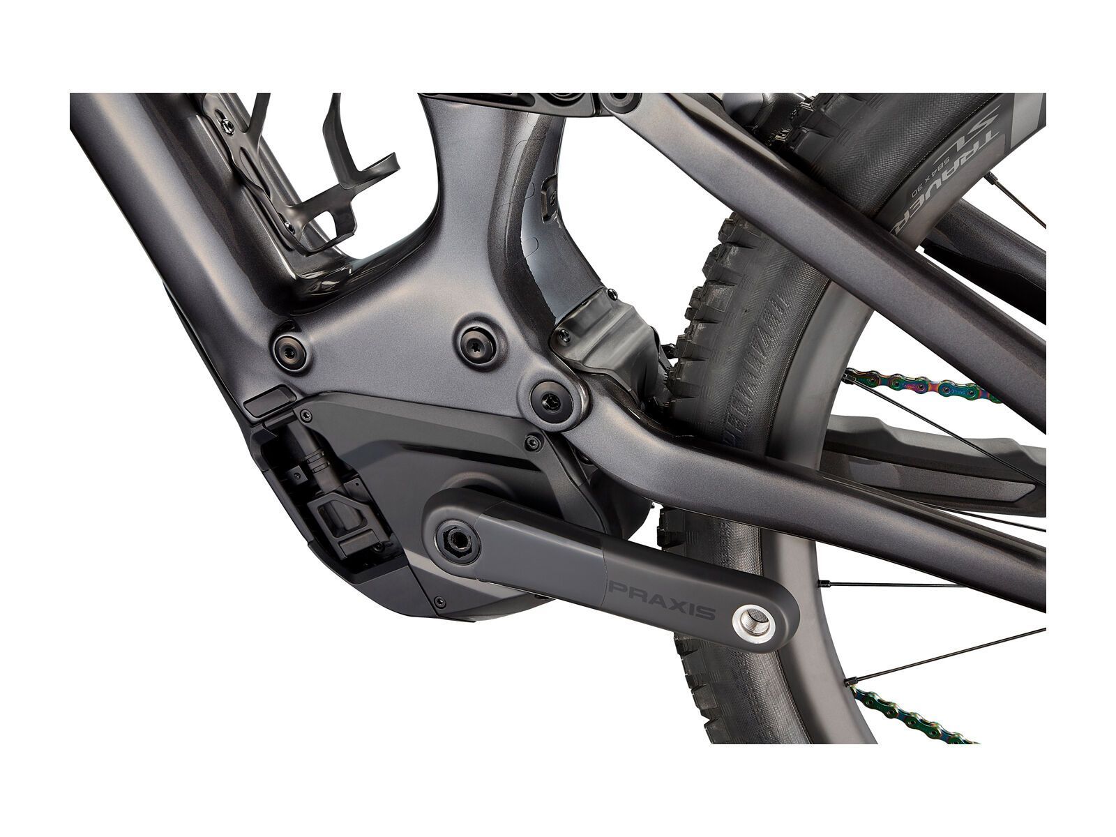 Specialized S-Works Turbo Levo, metallic white silver/chrome/dream silver - Bild 8