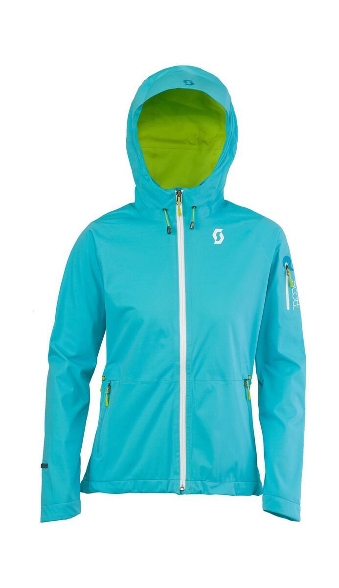 Scott Jacket Womens Ruston, blue atoll/lime punch - Bild 1