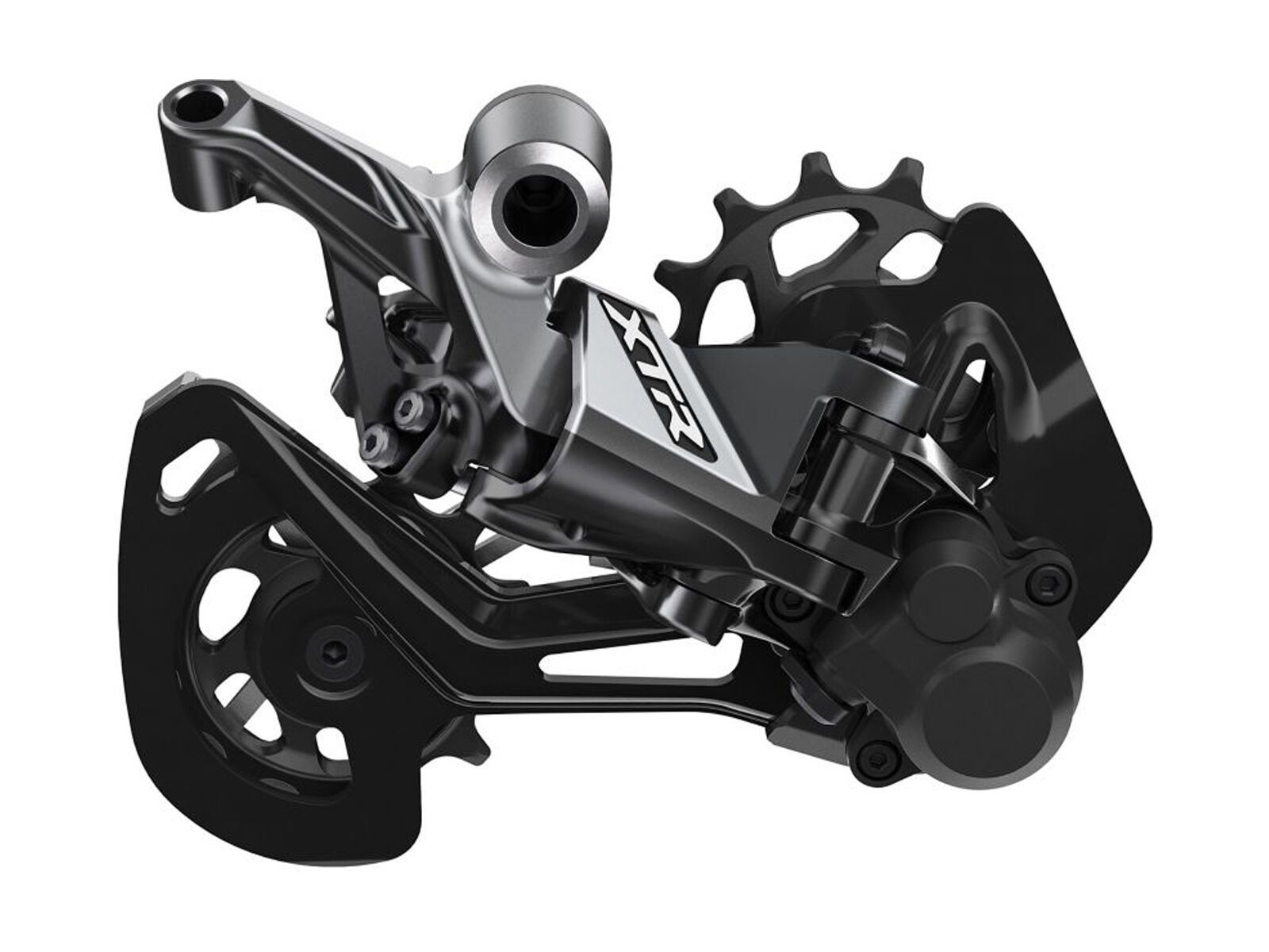 Shimano XTR RD-M9100 Shadow RD+ - 11-/12-fach, mittellang, schwarz/anthrazit - Bild 1