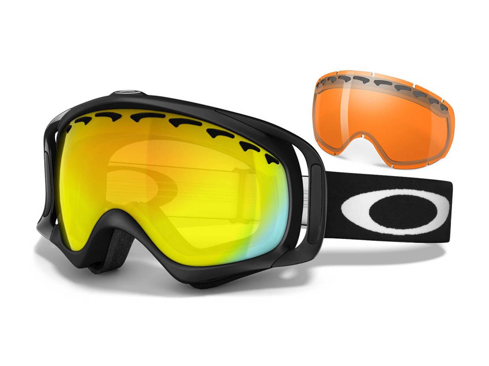 Oakley Crowbar, Matte Black/Fire Iridium & Persimmon - Bild 1