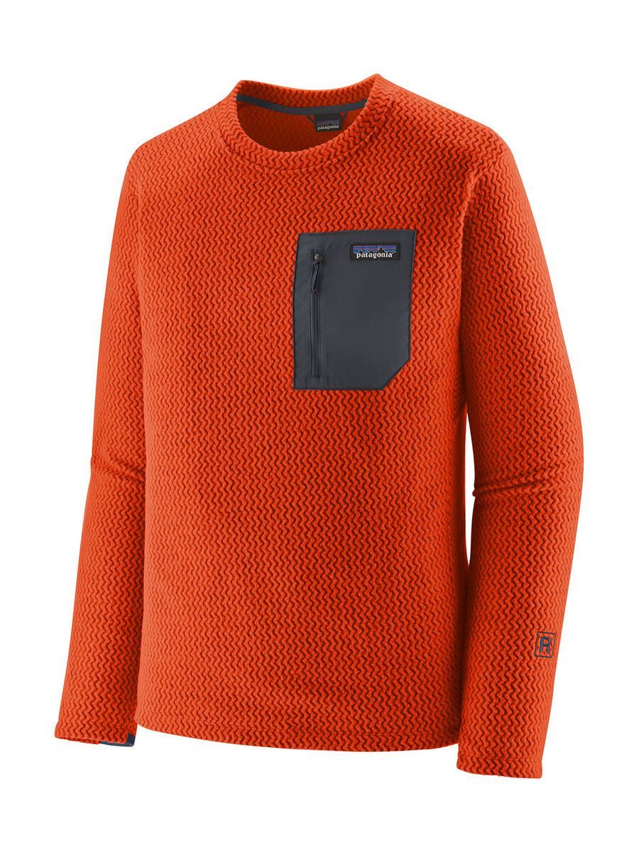 Patagonia Men's R1 Air Crew, pollinator orange - Bild 1