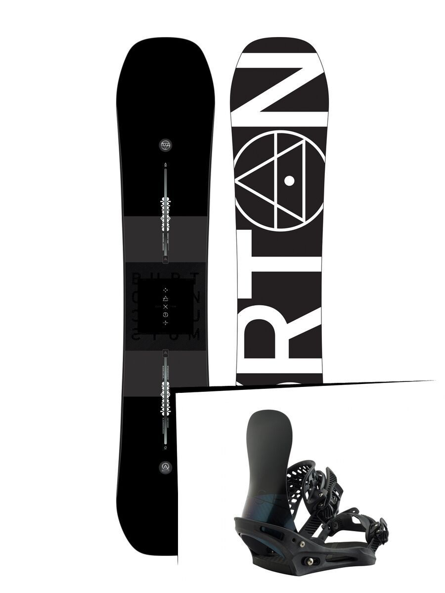 Set: Burton Custom X 2019 +  X-Base (2218308S) - Bild 1