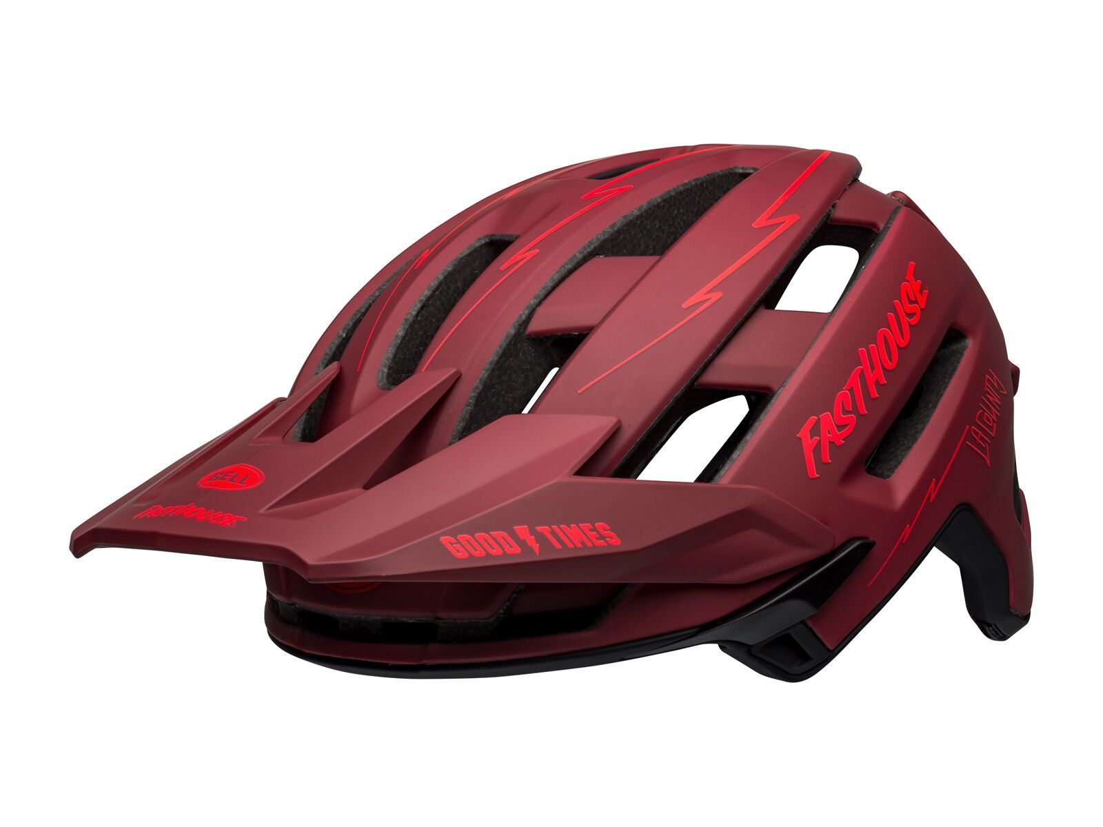 Bell Super Air R Spherical MIPS Fasthouse, matte red/black - Bild 6