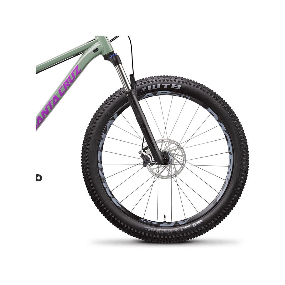 Santa Cruz Chameleon D 27.5 Plus, gloss olive and violet - Bild 3