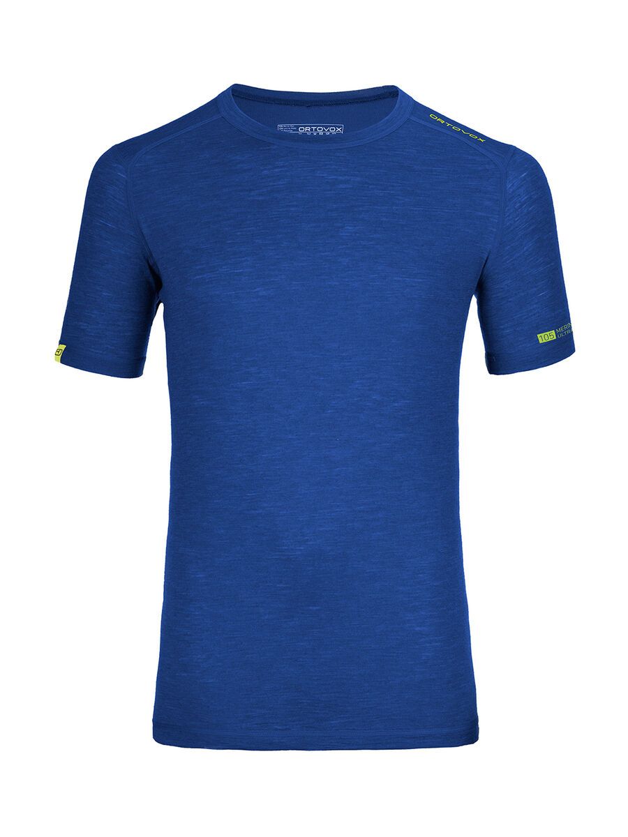 Ortovox 105 Merino Ultra Short Sleeve M, strong blue - Bild 1