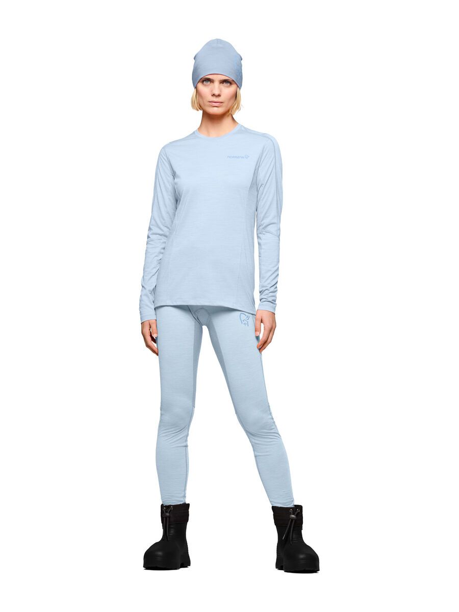 Norrona falketind equaliserUll Long Sleeve W's, cashmere blue - Bild 4