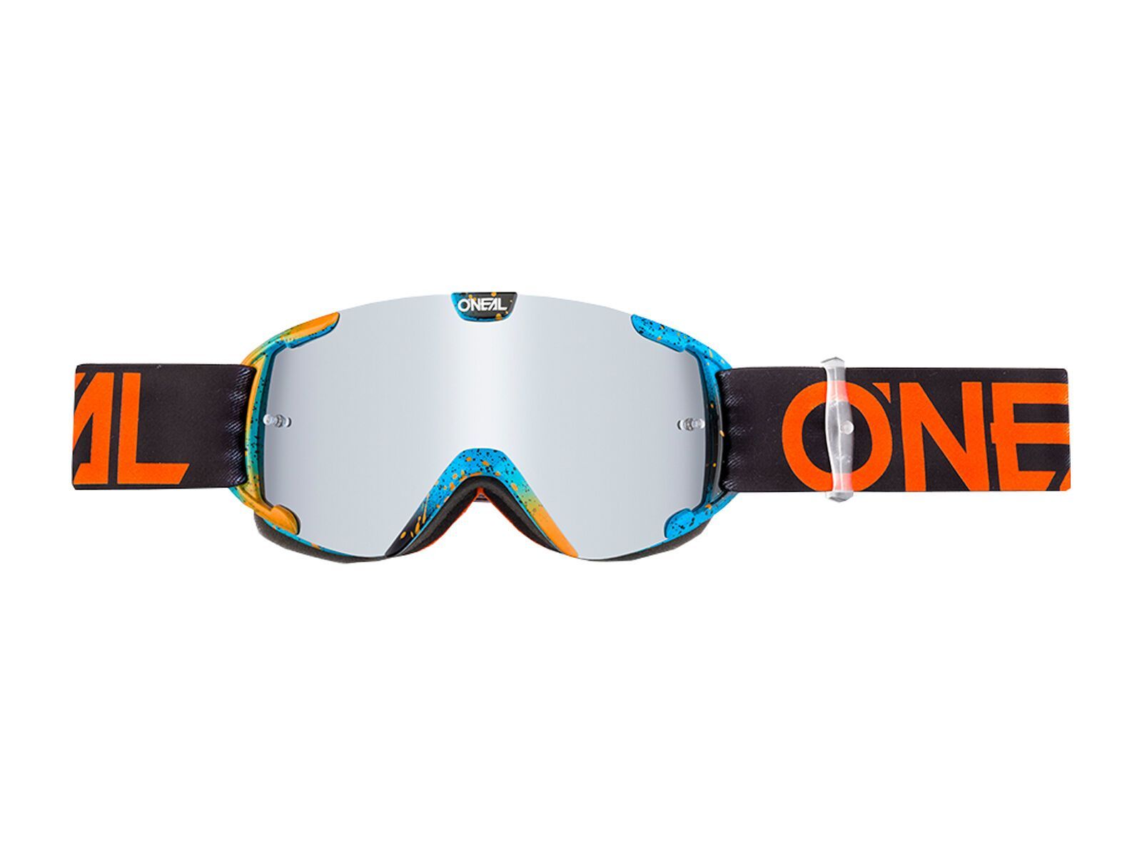 ONeal B-30 Youth Goggle Ink, black/orange/Lens: silver mirror - Bild 1