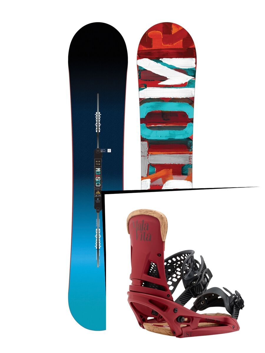 Set: Burton Custom Flying V 2017 +  Malavita EST (1712870S) - Bild 1
