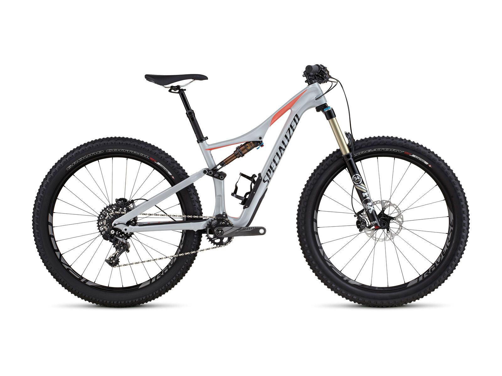 Specialized Rhyme Expert Carbon 6Fattie, gloss filthy white/coral/black - Bild 1