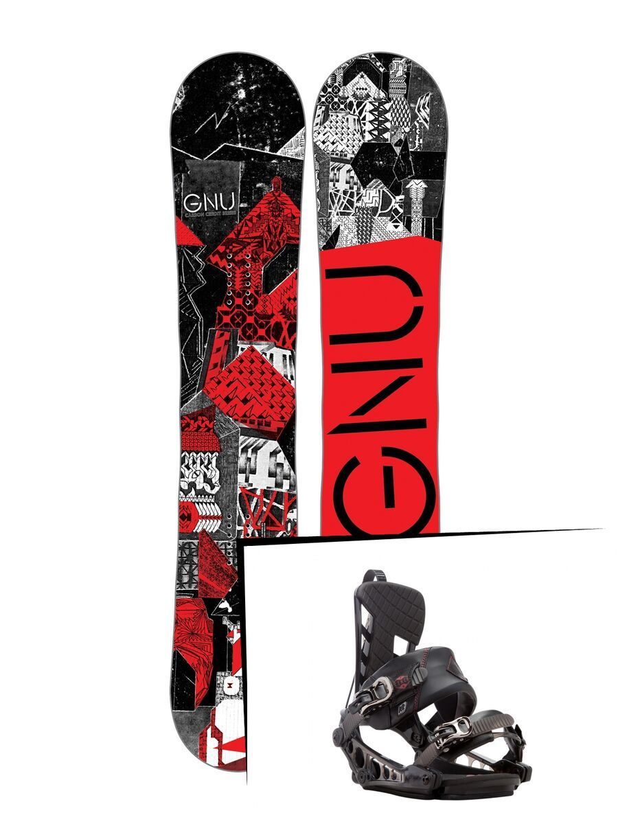 Set: Gnu Carbon Credit 2017 + K2 Cinch CTS (1728762S) - Bild 1