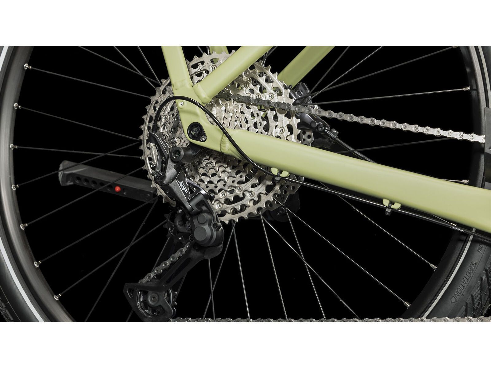 Cube Kathmandu Hybrid SLX 750, green´n´olive - Bild 6