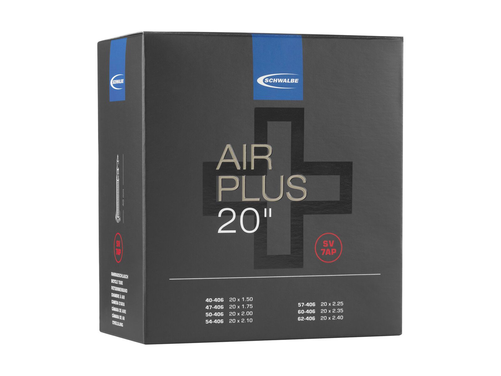 Schwalbe Air Plus Schlauch SV 7AP - 20 x 1.50-2.40 - Bild 1