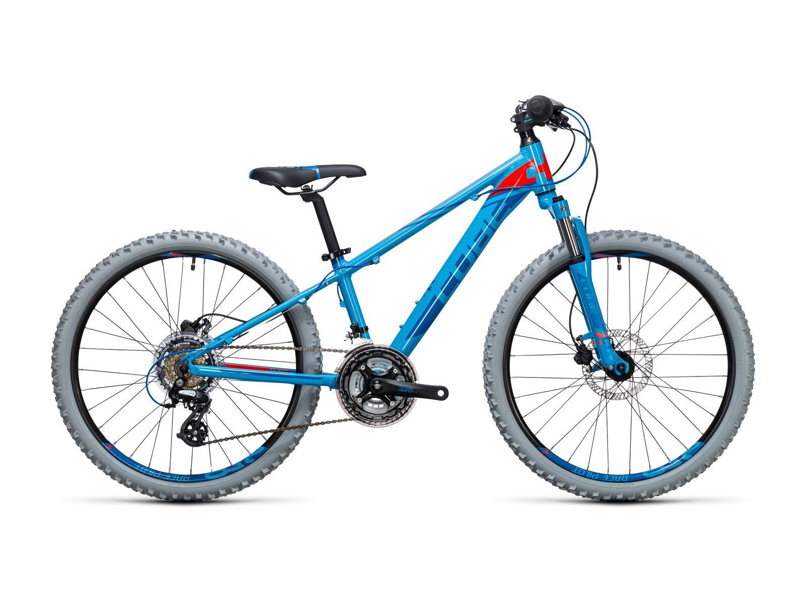 Cube Kid 240 Disc, blue´n´flashred - Bild 1