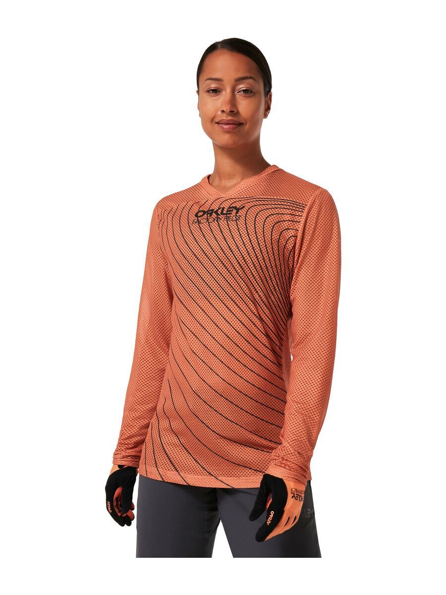 Oakley Wmns Factory Pilot RC LS Jersey, soft orange - Bild 5