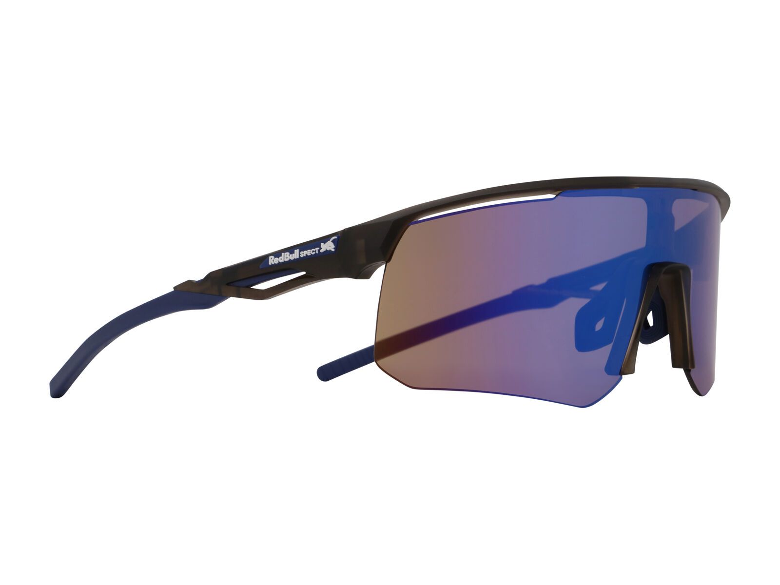 Red Bull Spect Eyewear Riddle, Brown-Blue Mirror / matt x'tal warm grey - Bild 1