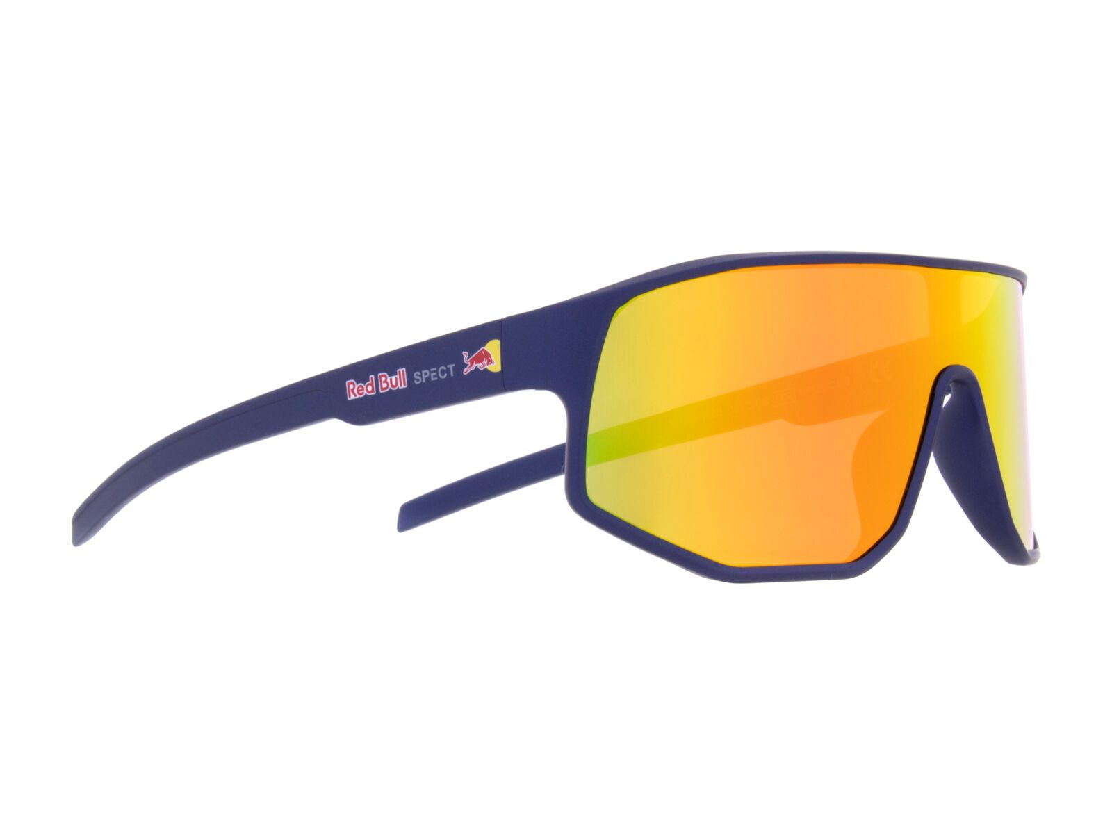 Red Bull Spect Eyewear Dash, Brown Red Orange Mirror / matt metallic blue - Bild 1