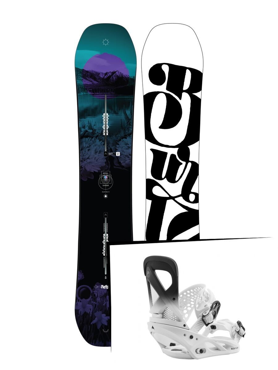 Set: Burton Feelgood Flying V 2019 +  Lexa (2218447S) - Bild 1