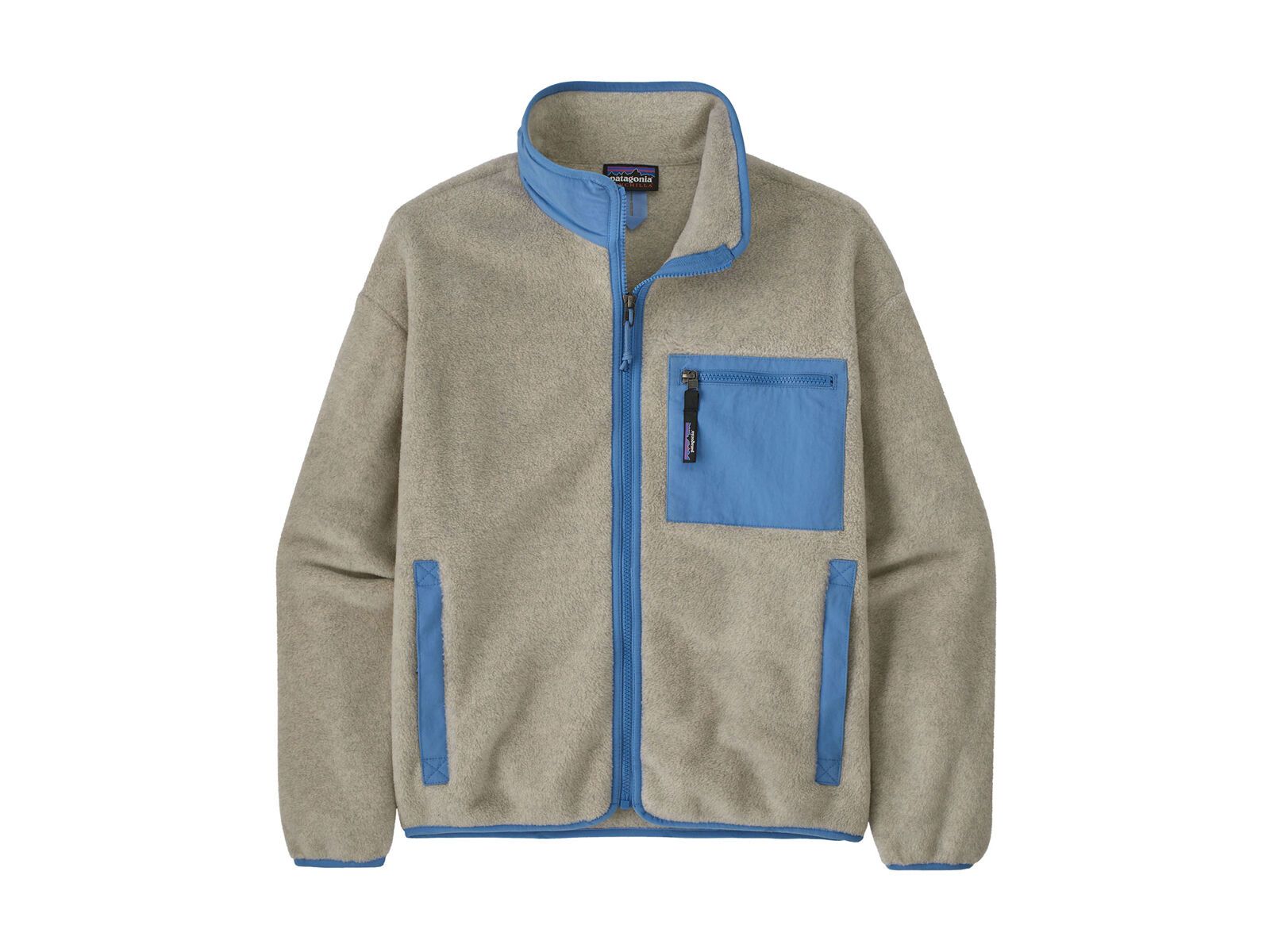 Patagonia Women's Synchilla Jacket, oatmeal heather w/blue bird - Bild 1