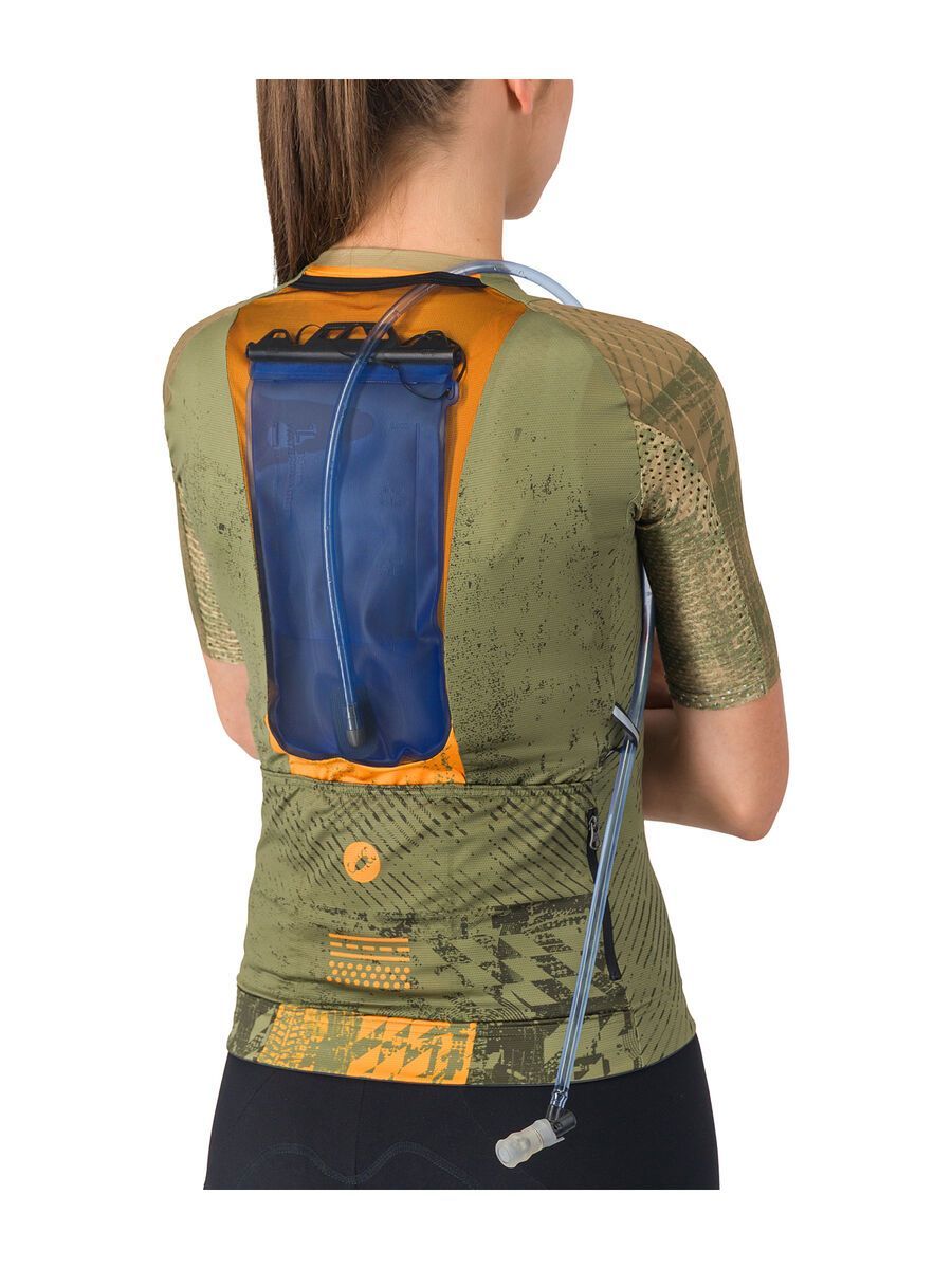 Castelli Unlimited Pro 2 W Jersey, forest green/elmwood/vivid ora - Bild 6