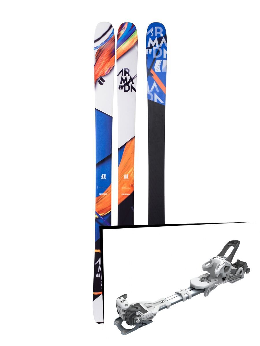 Set: Armada Trace 88 2018 + Tyrolia Ambition 12 AT solid white black - Bild 1