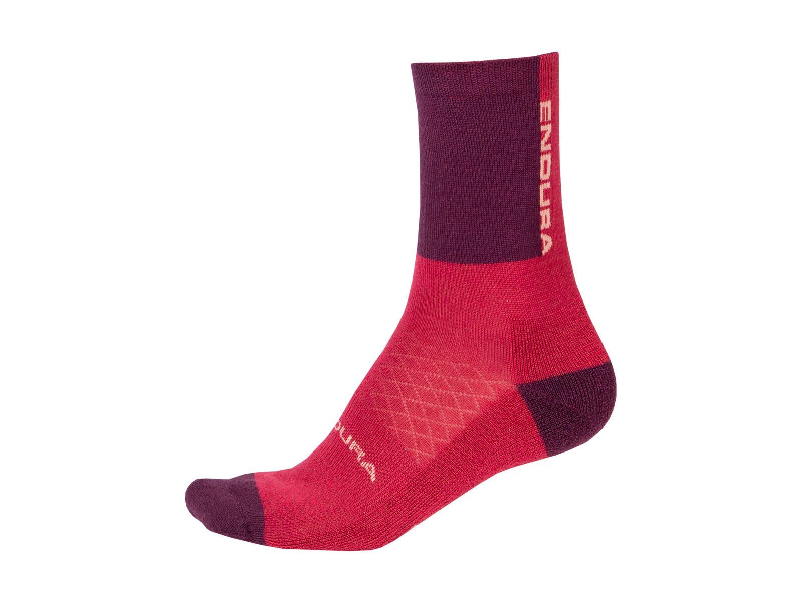 Endura Damen BaaBaa Merino Wintersocken, aubergine - Bild 1