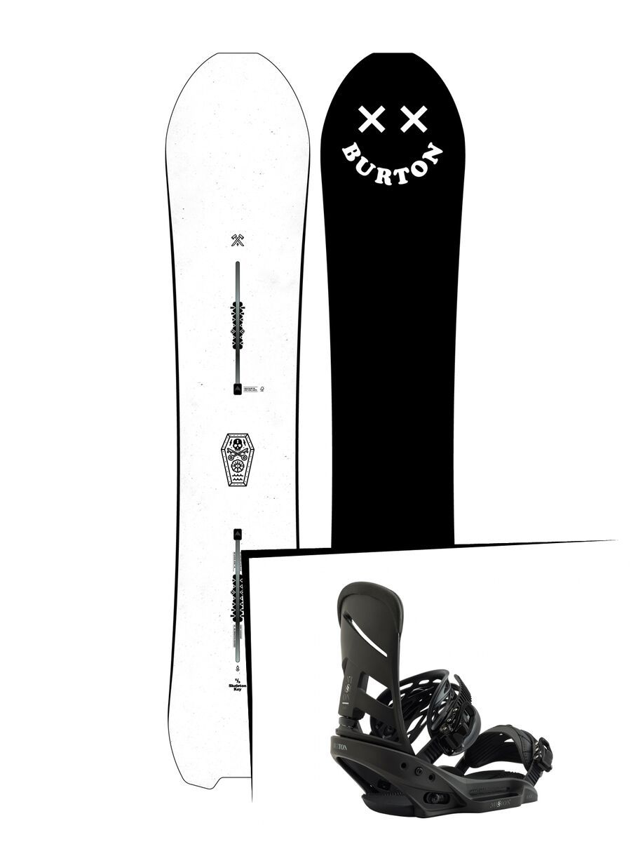 Set: Burton Skeleton Key 2019 + Burton Mission EST blackish - Bild 1