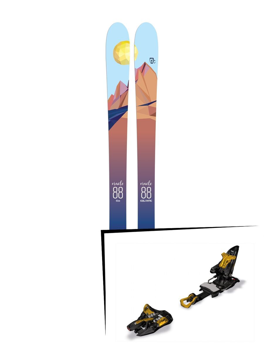 Set: Icelantic Oracle 88 2018 + Marker Kingpin 10 - Bild 1