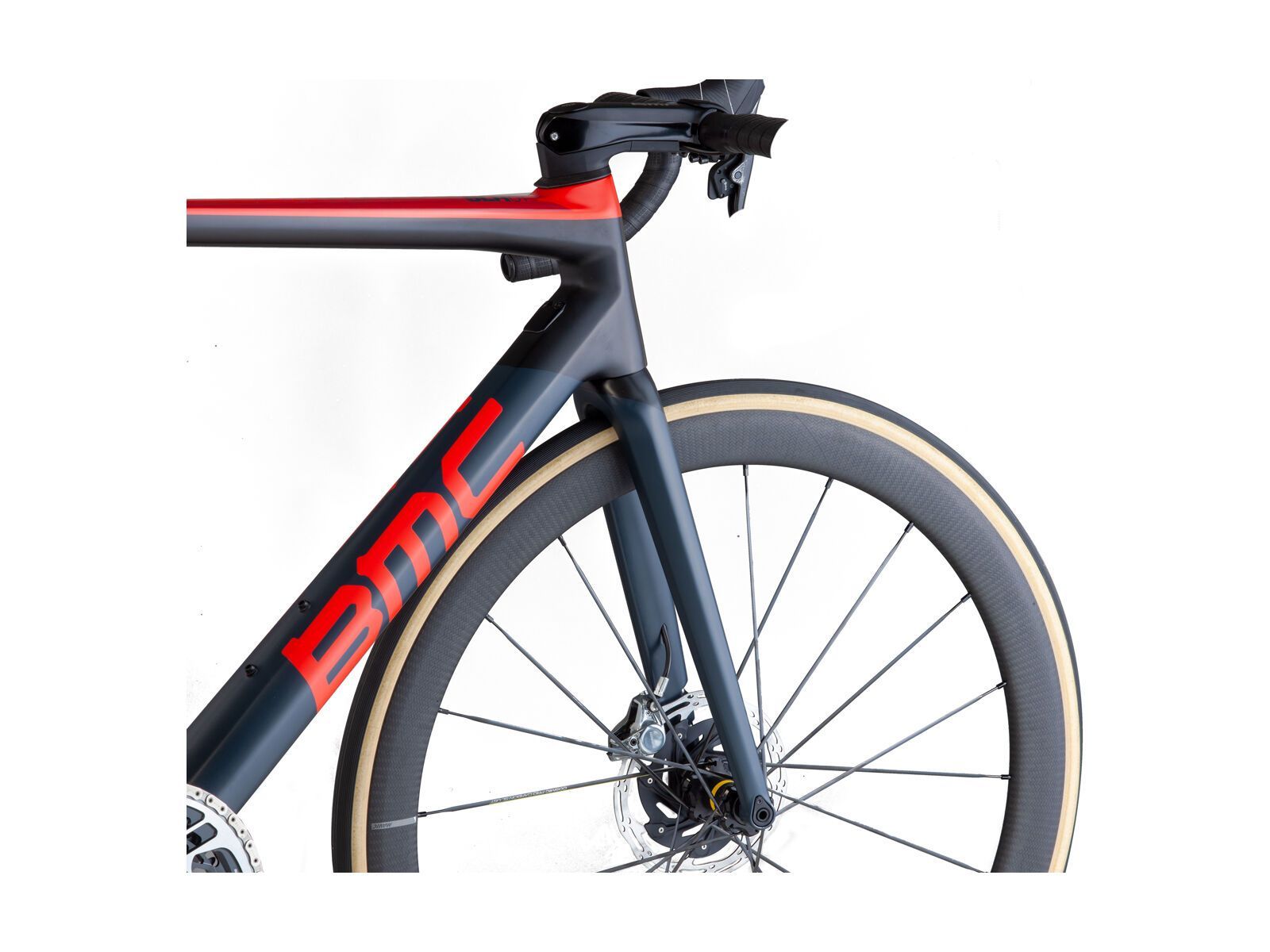 BMC Teammachine SLR01 Disc One, steel blue & neon red - Bild 6
