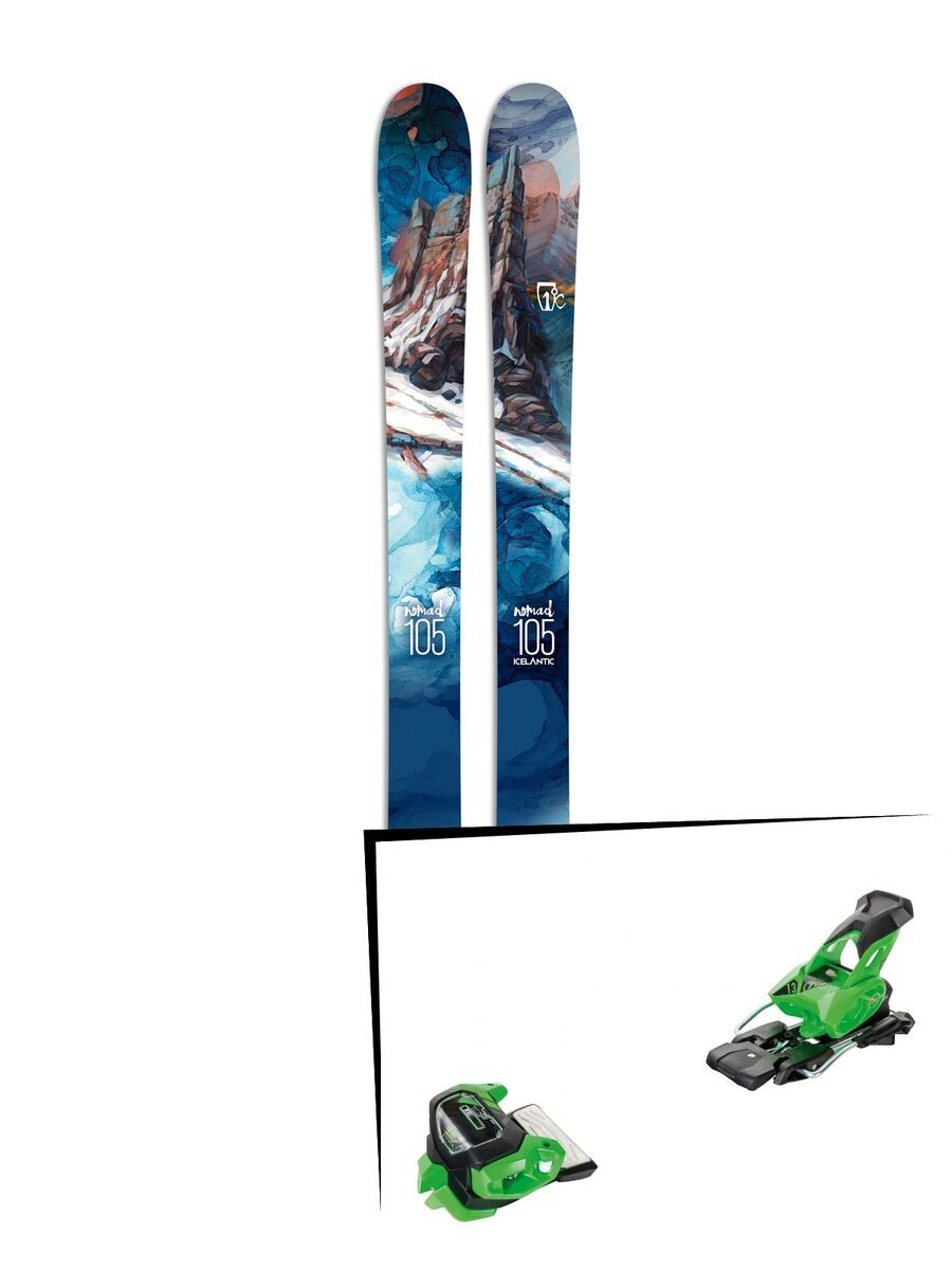 Set: Icelantic Nomad 2017 + Tyrolia Attack² 13 GW (2020412) - Bild 1